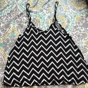 Thin straps loose shirt